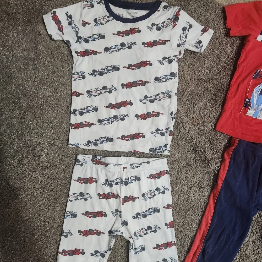 Carter's Red and Blue Kids Pajama Set